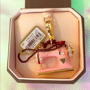 NWB Juicy Couture Sewing Machine Charm *retired*